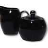 SUGAR & CREAMER-LADY SIENNA-BLACK SET