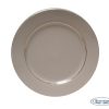 PLATE-VINTAGE ROYALE-WARM GREY (17CM) SET OF 4