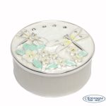 TRINKET BOX DRAGONFLY IVORY (7CM)