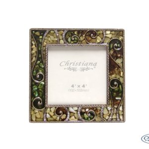 FRAME MULTI SHELL W/CRYSTAL(15x15CM)
