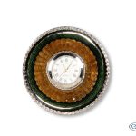 CLOCK GEMMA OLIVINE(9CM)