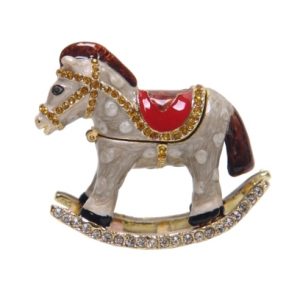 TRINKET BOX ROCKING HORSE ORNAMENT