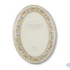 FRAME CREAMY ENAMEL/MOP OVL(13X18CM)