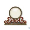 FRAME RED CRYSTAL SCROLLS  (5x5CM)