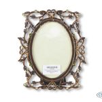 FRAME OVAL BRASS TWIGS(5x7.5CM)