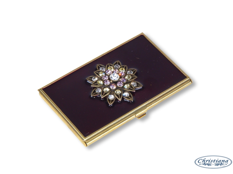 BUSINESS CARD HOLDER IMPERIAL RUBY - Christiana Home Decor Australia