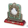 CLOCK ENAMEL CLASSIC W/CRYSTAL
