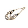 Necklace Set-antique Gold-pink (50cm)